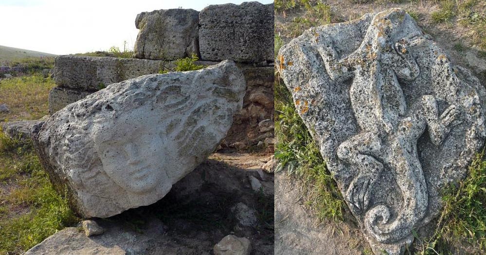 Развалины древнегреческой усадьбы