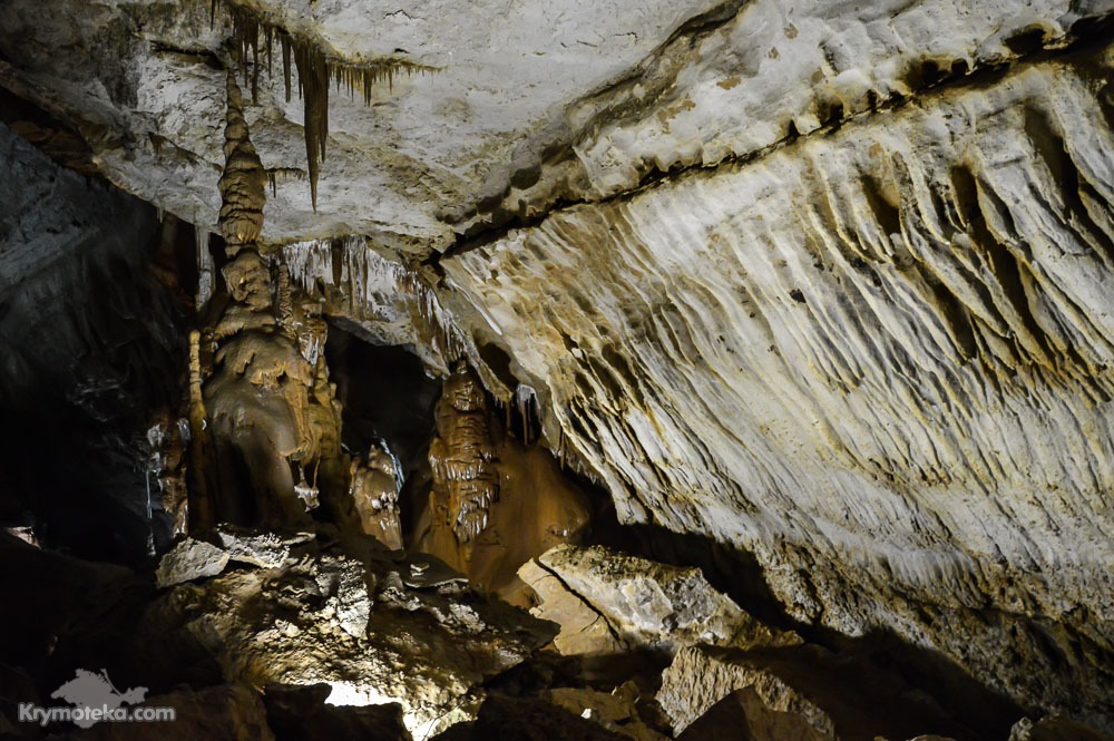 Мраморая пещера в Крыму