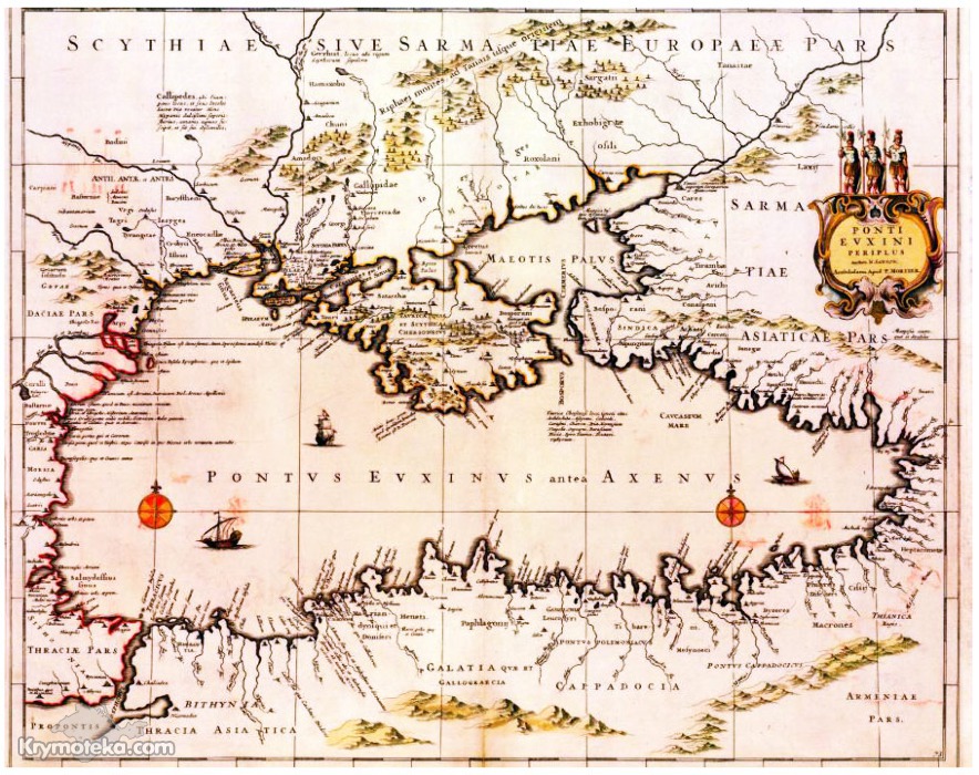 Карта крыма в 15 веке